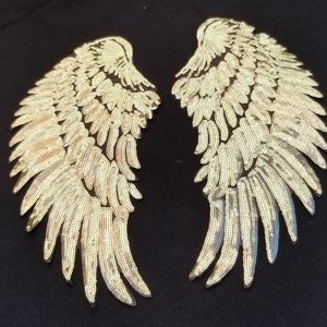 1 pair gold wings